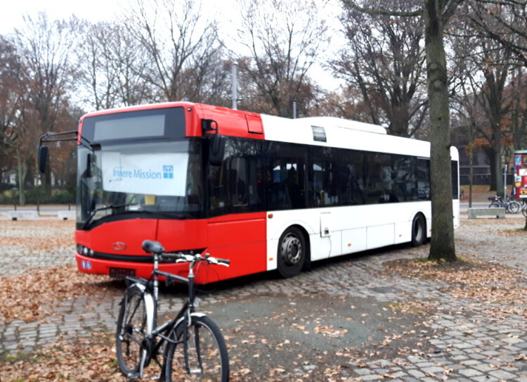 Im Wärmebus können sich die wohnungslose Menschen etwas erholen.